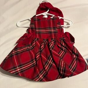 Red Plaid Baby Dress